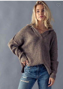 Dreamy Mocha Sweater