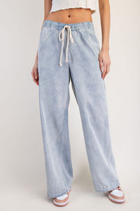 Striped Drawstring Pants