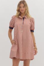 Striped Swing Dress