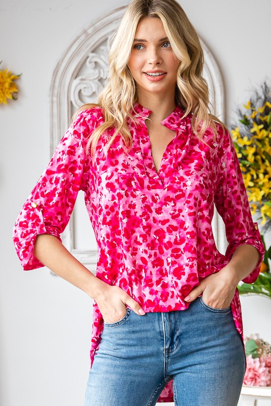 Multi Color Animal Top