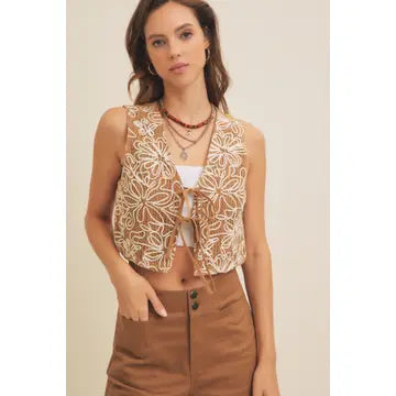 Embroidered Vest