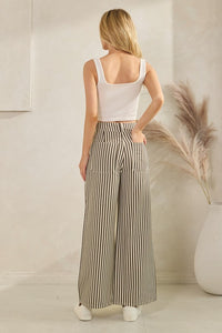 Striped Wide Legs