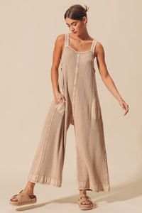 Waffle Knit Jumpsuit