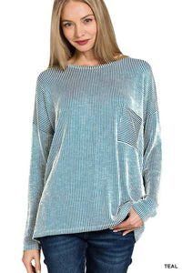 Ribbed Oversized Top