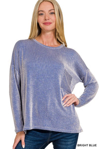 Ribbed Oversized Top